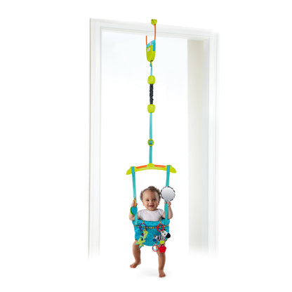 Bright Starts Bounce 'n Spring Deluxe uksekiik beebile, mänguasjadega
