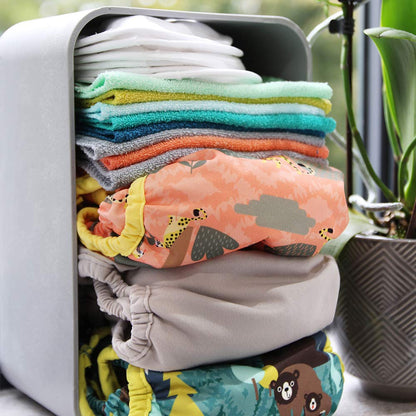 Close Pop-in korduvkasutatavad bambusest lapid, 10 tk, pastelltoonid