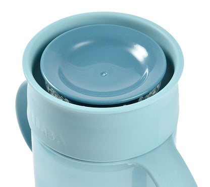 Béaba 360° õppetass anti-lekkesüsteemiga, 340 ml, sinine, alates 12 kuust