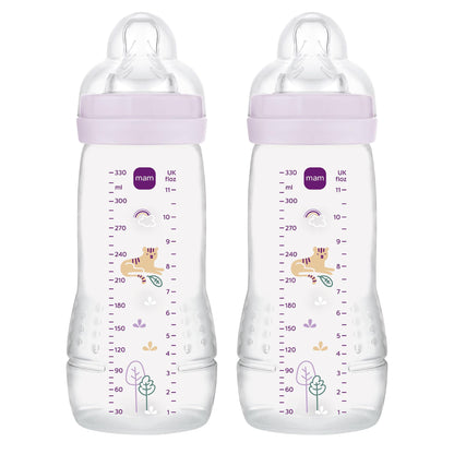 MAM lutipudel Easy Active lilla, 4+k 330 ml, 2 tk
