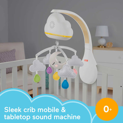 Fisher-Price Calming Clouds muusika- ja valguskarussell, 2-ühes: voodikarussell ja öövalgusti