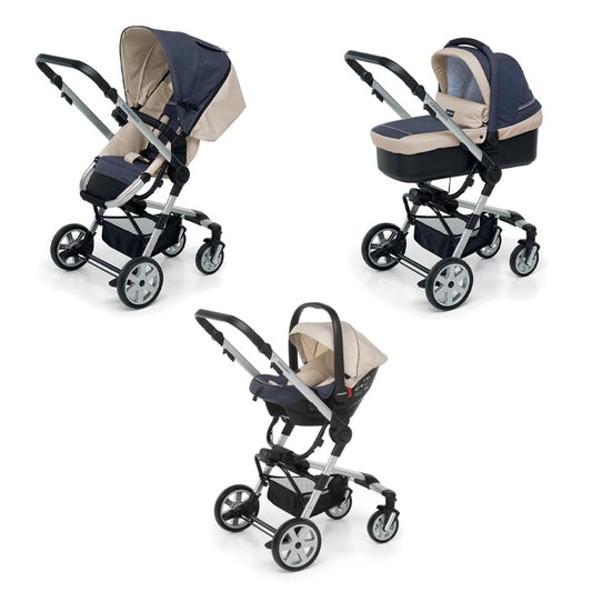 Foppapedretti Supertres i-Size 3-ühes kombisüsteem, Denim Perla