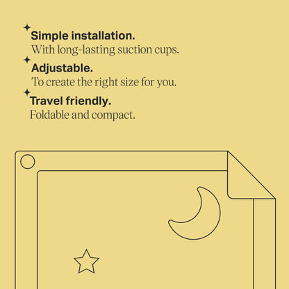 Tommee Tippee Sleeptight kaasaskantav pimendav kardin, keskmine, 99 × 130 cm