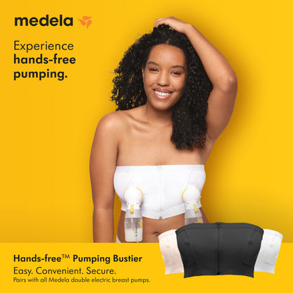Medela Hands Free Pumping Bustier käed-vabad rinnapumba rinnahoidja, valge