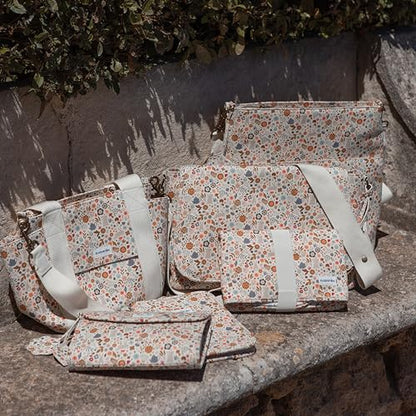 Suavinex beebitarvete kott ja organisaator kärule, lilleline