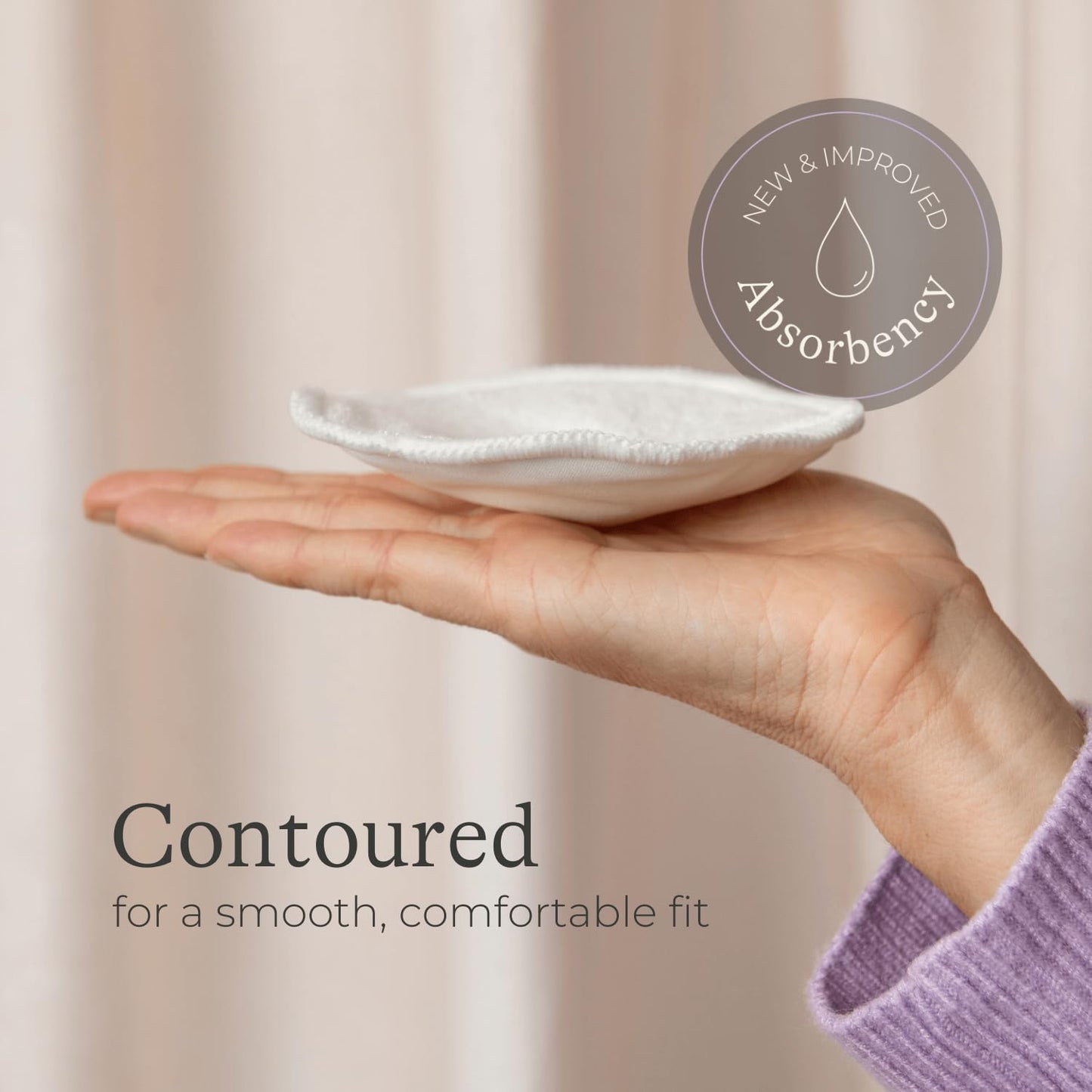 Lansinoh korduvkasutatavad imetamisrinnapadjad pesukotiga, 4 tk