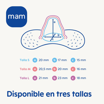 MAM Ultra Soft silikoonist rinnanibukaitsmed, suurus 1, 2 tk