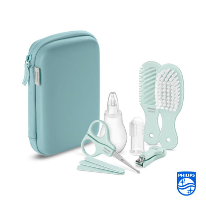 Philips Avent Baby Care Set SCH401/00 beebihoolduskomplekt, 9-osaline, rohekas sinine