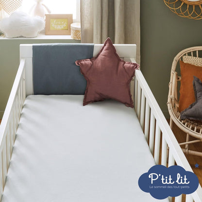 P’TIT LIT veekindel kummiga voodilina Magic 2-in-1, 70 × 140 cm, valge