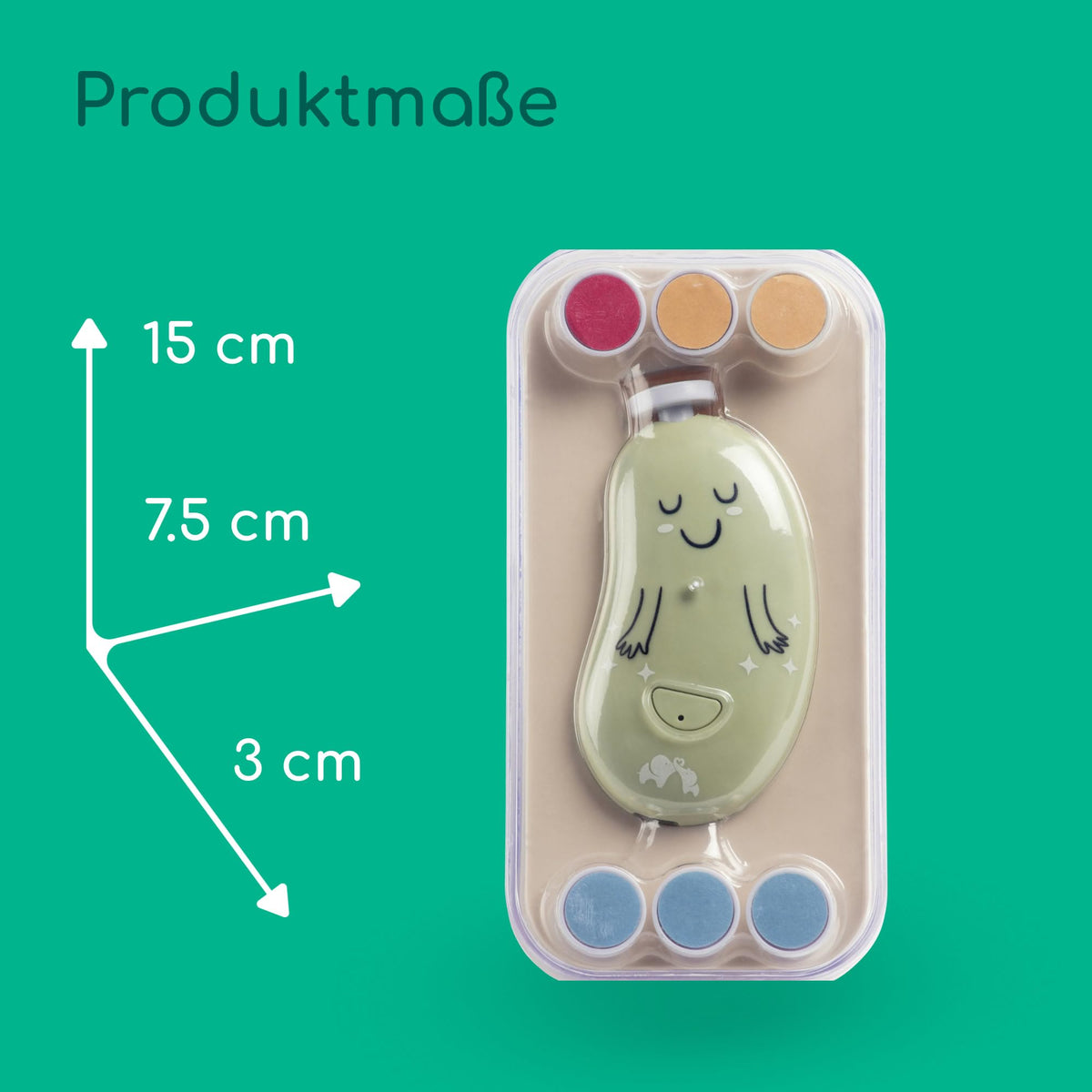 Bebeconfort elektriline beebi küüneviil, roheline, USB-C, 3 kiirust, LED, alates sünnist