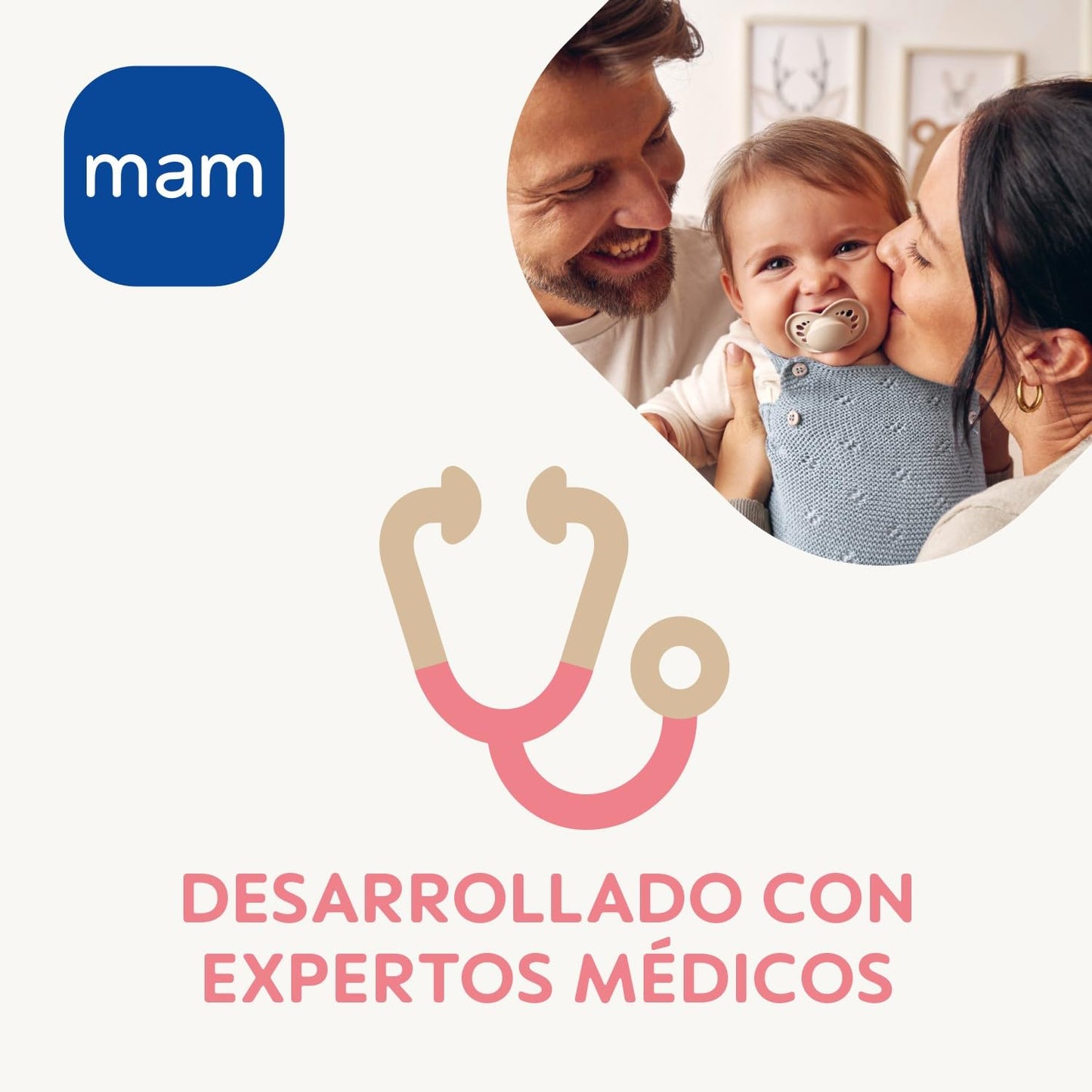 MAM Easy Start Anti-Colic lutipudel 160 ml, roosa (0+ kuud)