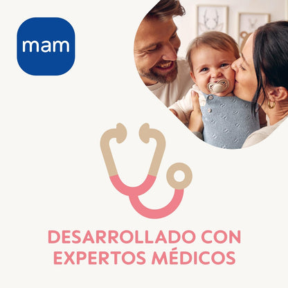 MAM Easy Start Anti-Colic lutipudel 160 ml, roosa (0+ kuud)