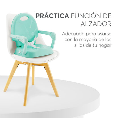 KikkaBoo Spoony 3-in-1 söögitool beebile, kokkupandav, eemaldatava kandikuga – münt