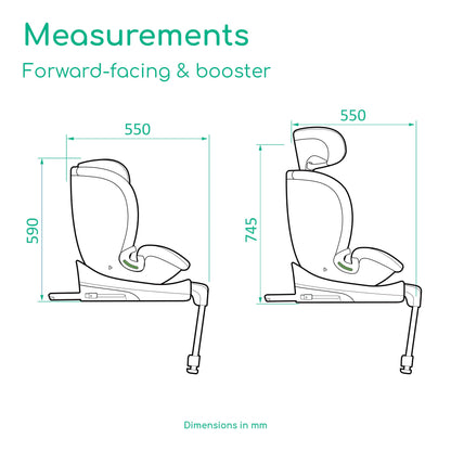 Bebeconfort RevolveFix Plus 360 i-Size pööratav turvatool 40–150 cm (0–12 a)