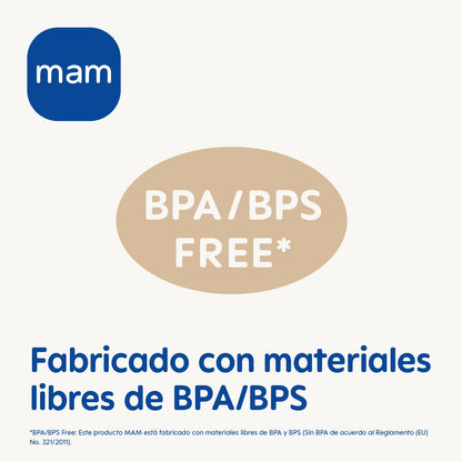 MAM Easy Active lutipudel 330 ml, X-lutt paksudele vedelikele, 6+ kuud, türkiis