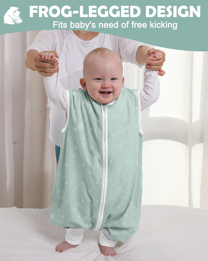 Lictin suvine beebi magamiskott jalgadega, 0.5 TOG, 100% puuvill, 3–4 aastastele