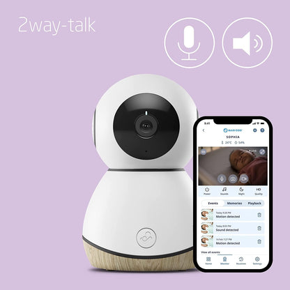 Maxi-Cosi See nutikas videobeebimonitor 1080p HD, Wi-Fi ja äpijuhtimisega