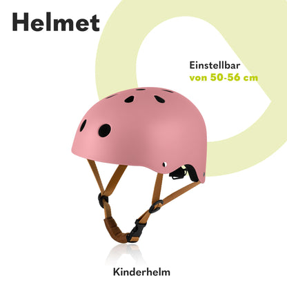 Lionelo Helmet lastekiiver roosa, reguleeritav 50-56 cm, lõuakaitsega
