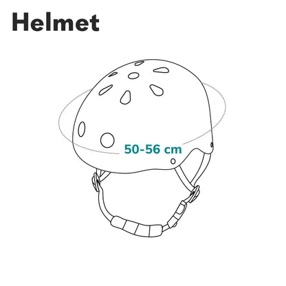 Lionelo Helmet lastekiiver roosa, reguleeritav 50-56 cm, lõuakaitsega