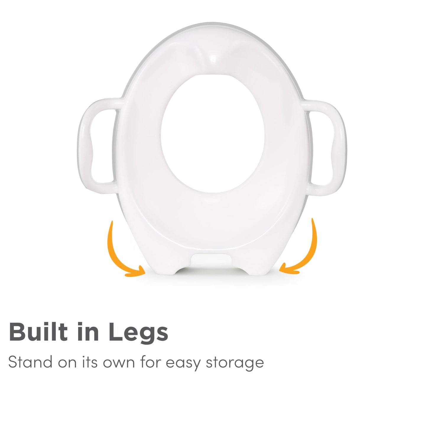 Munchkin vastupidav potitreeningu WC-iste käepidemetega, valge