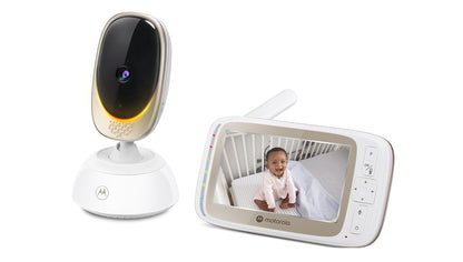 Motorola Nursery VM85 Connect videobeebimonitor 5" ekraaniga, Wi-Fi ja öörežiim