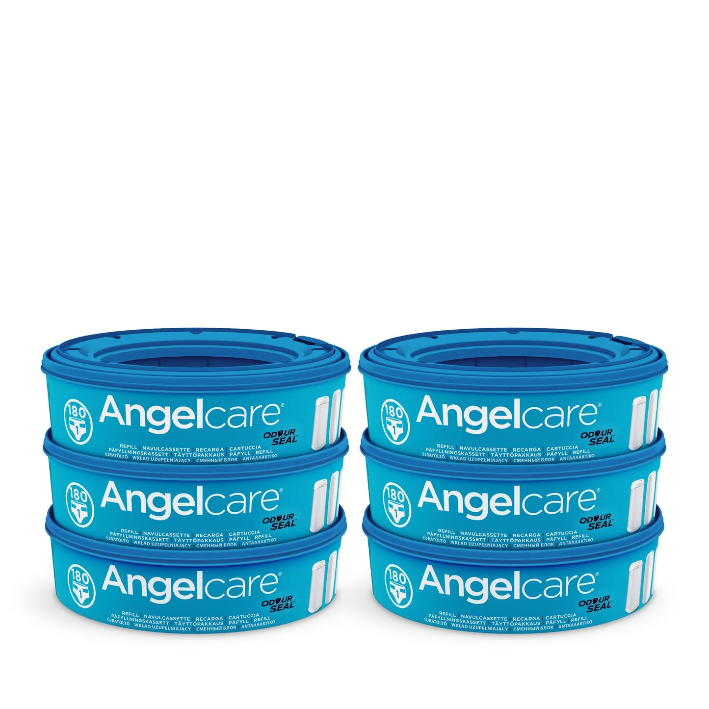 Angelcare Windeleimer ümmargused täitekassettid 6 tk