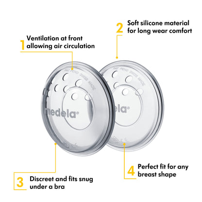 Medela nibukaitsmed 2 tk, pehme silikoon, BPA-vaba
