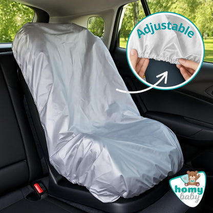 HOMYBABY turvatooli kate Silver, X2, universaalne, grupp 0-3