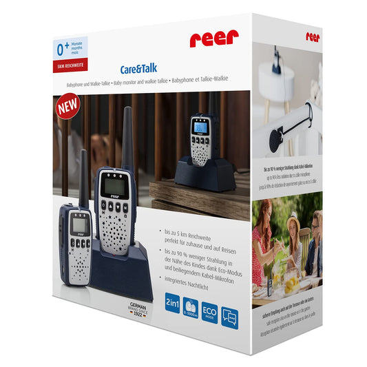 Reer Care&Talk 2in1 beebimonitor ja raadiosaatja, kuni 5 km ulatus