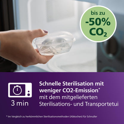 AVENT Philips Avent ultra air Nighttime lutt 0–6 k, Butterfly, 2 tk, SCF376/25