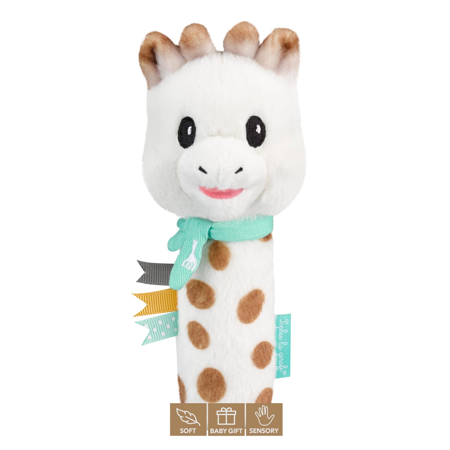 Sophie la girafe Sweetie Pouet pehme kõrinamänguasi beebile