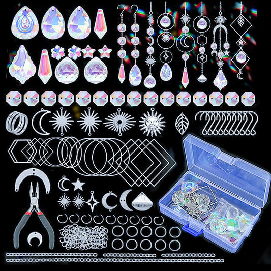 Homesthetix päikesepüüdjate kristallide meisterdamise komplekt, 200-osaline