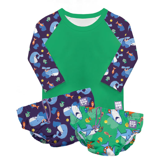 Bambino Mio korduvkasutatav ujumiskomplekt SWSET1-2YOCE, 1-2 a, Ocean Explorers