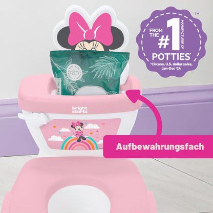 Bright Starts potiiste Minnie Mouse My Size 2-ühesüsteem, roosa, alates 18 kuust