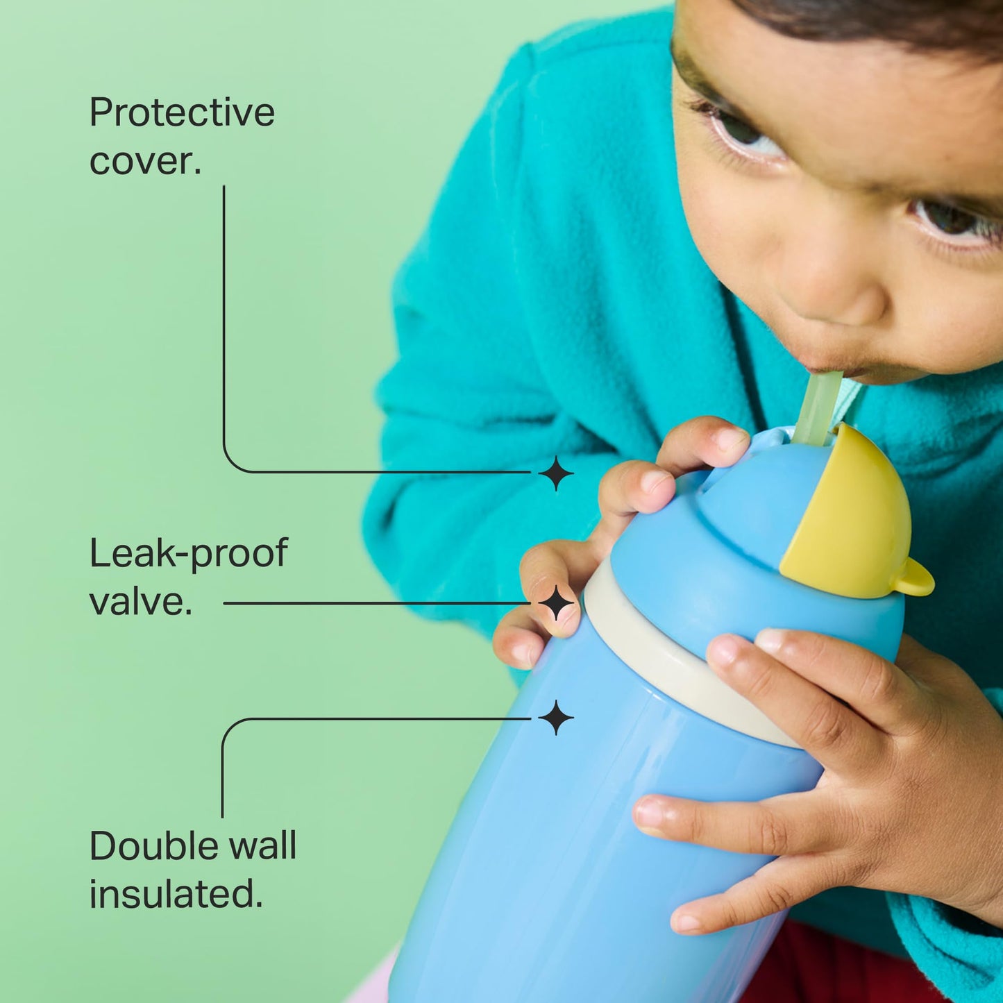 Tommee Tippee kõrrega joogitopsid 266 ml, 12+ kuud, roosa–lilla (2 tk)