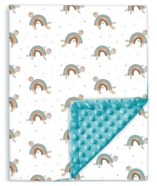 SUPERBE BEBE beebitekk Turtle Rainbow 75 x 100 cm