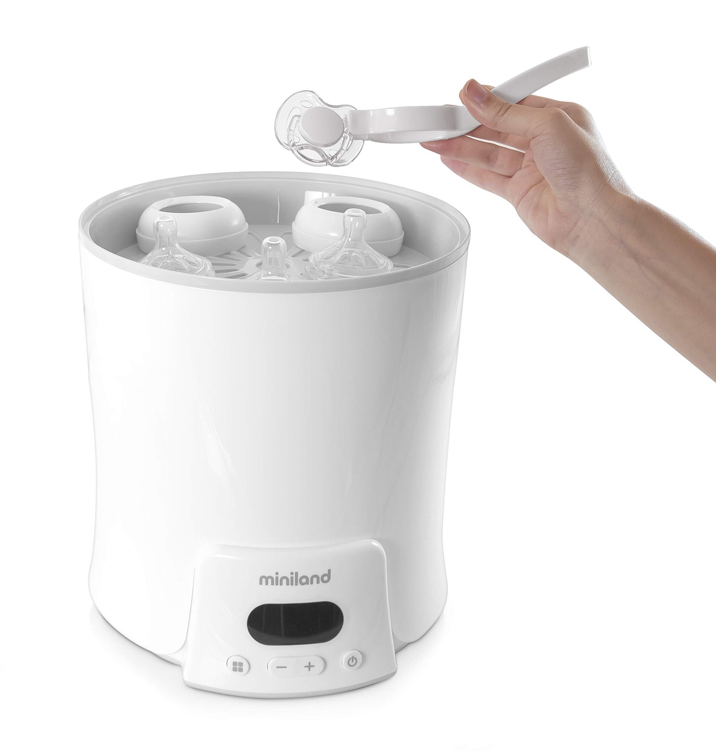 Miniland SUPER 6 – 6-ühes pudelisoojendaja, aurusterilisaator ja auruküpsetaja