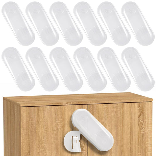 ECHOCUBE laste turvalukud kappidele, 11 tk, valge, BB24DC282-WH