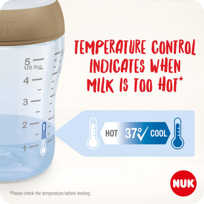 NUK Perfect Match lutipudel 150 ml, Rainbow (0+ kuud)