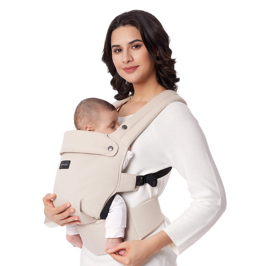 Momcozy ergonoomiline beebikandekott, 3–24 kuud, kerge ja mugav, alaseljatoega, beež