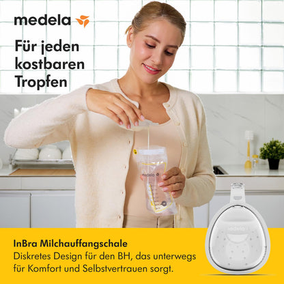 Medela InBra rinnapiima kogumiskestad, 30 ml, läbipaistev