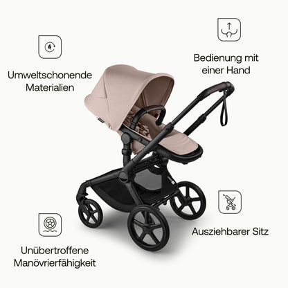Bugaboo Fox 5 Renew 2-ühes lapsevanker, Desert Taupe Melange, 0+
