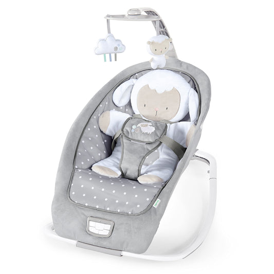 Ingenuity 2-in-1 Cuddle Lamb beebitool ja kiik 0–30 kuud