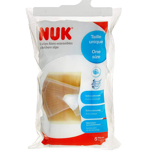 NUK ühekordsed sünnitusjärgsed võrkpüksid, 5 tk, valge, ühes suuruses