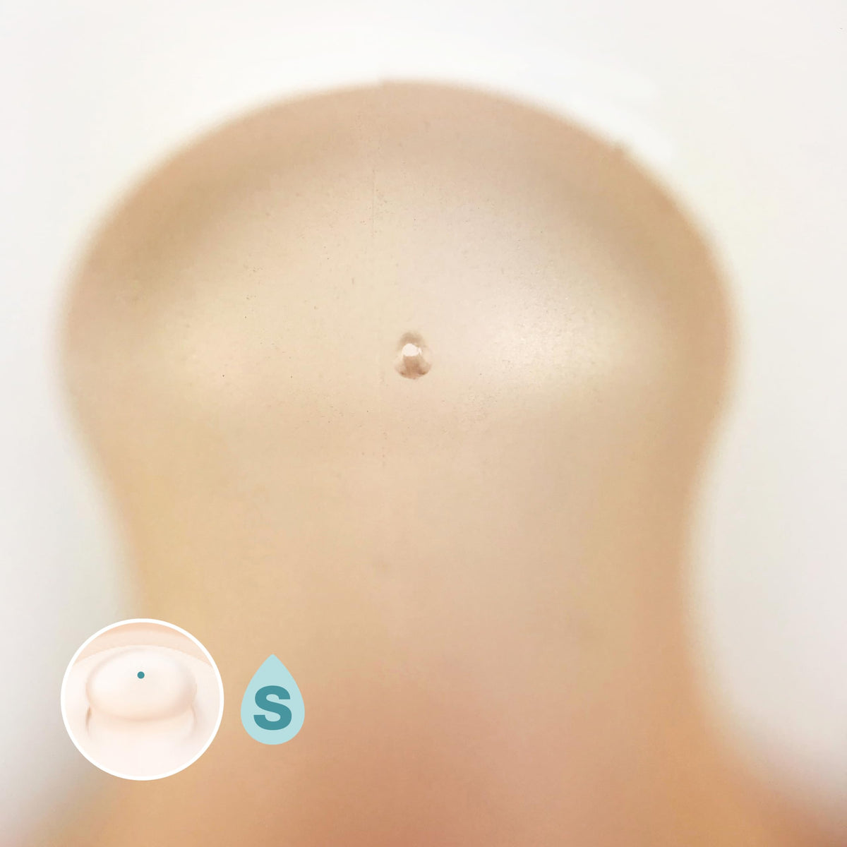 SUAVINEX Zero Zero lutiotsikute komplekt S, 2 tk, +0 k, silikoon, Deep