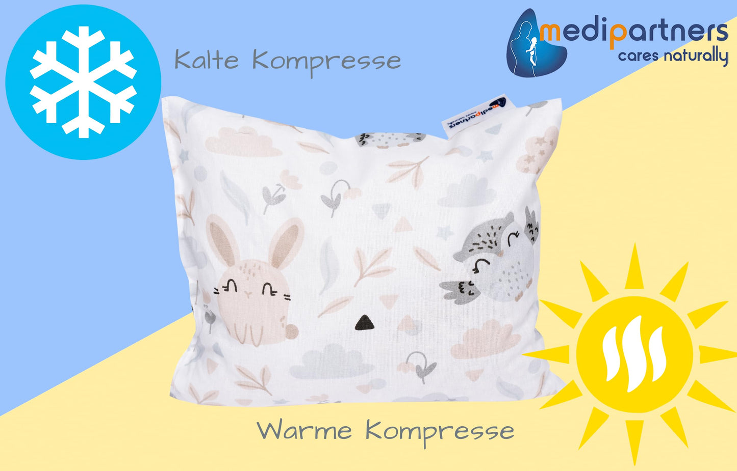 Medi Partners kirsikakivipadi 20 × 25 cm, 500 g, Lichtung