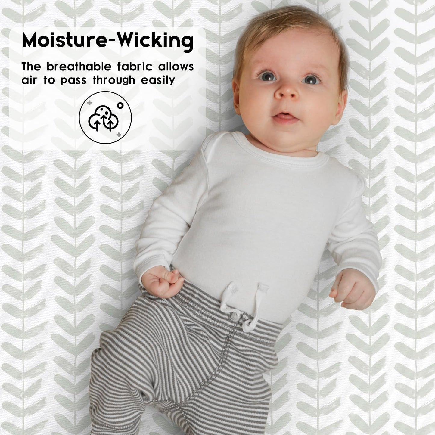 Yoofoss voodilina komplekt 140 × 70 cm, 2 tk, hall mets