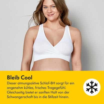 Medela Keep Cool Sleep õmblusteta rasedus- ja imetamisrinnahoidja, must, suurus M, 101044255
