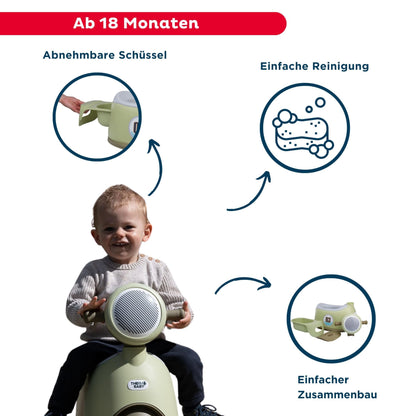 Thermobaby lastepotike Scooter, roheline, 18+ kuud