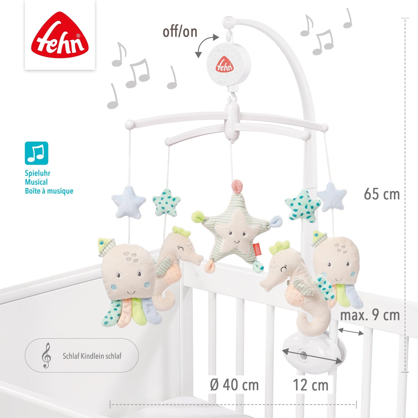 Fehn muusikaline voodikarusell „Mere lapsed“